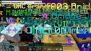 GRINDING HYPIXEL BEDWARS! $1000 CANCER CHARITY STREAM!