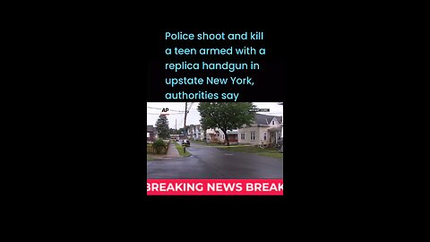 Police shoot and kill a teen armed with a replica handgun in upstate New York,