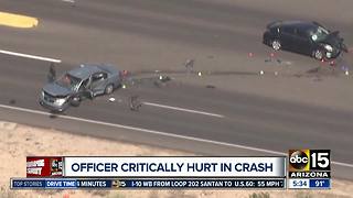 Phoenix officer undergoes surgery after serious crash