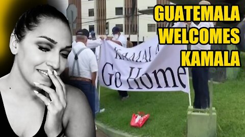 Kamala 'welcomed' in Guatemala (lol)