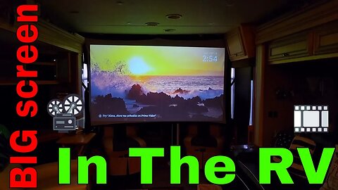 Enjoy a Movie In The RV / Our Set-Up (Our FULLTIME RV LIFE)