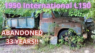 1950 International L150 Abandoned 33 Years | Let's Make It Run!!!
