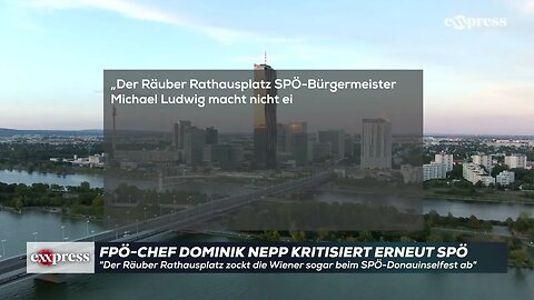 Nepp: "Der Räuber Rathausplatz zockt die Wiener sogar beim SPÖ-Donauinselfest ab"