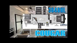 2022 Cougar 364BHL Keystone 5th Wheel