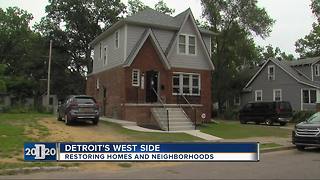 Restoring homes in Detroit's Fitzgerald neighborhood