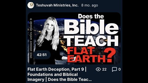 Does the Bible Teach Flat Earth? (Captioned)