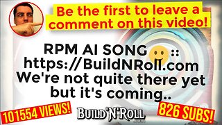 RPM AI SONG 🙂 :: https://BuildNRoll.com We're not quite there yet but it's coming..