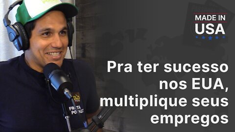 O homem Bombril: Thiago teve diversas profissões para se acertar nos Estados Unidos.