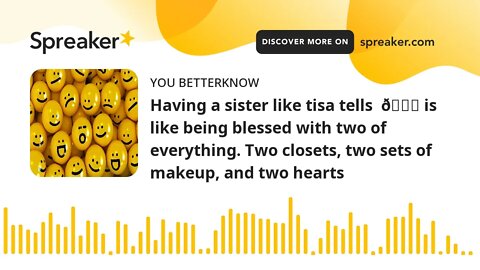 Having a sister like tisa tells 😍 is like being blessed with two of everything. Two closets, two se