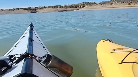 Live In Foldable Kayak In The Void, Navajo Lake With Diamond