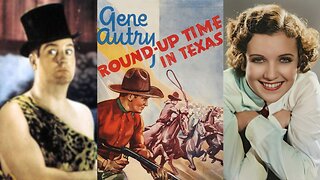 ROUND UP TIME IN TEXAS (1937) Gene Autry, Smiley Burnette & Maxine Doyle | Drama, Western | B&W