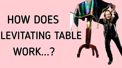Magic Revealed😱🤯🤯 Floating Table secret exposed!! #magic #viral #tricks #trending