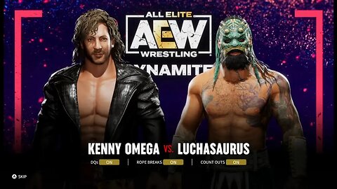 AEW Fight Forever Kenny Omega Road to Elite Part 8 Kenny Omega vs Luchasaurus