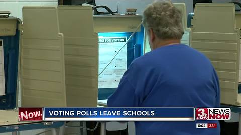 Sarpy county takes voting polls from schools