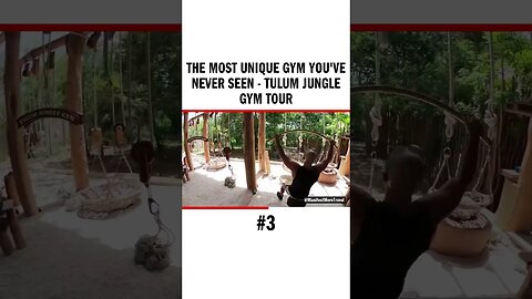 The Most Unique Gym You've Never Seen - Tulum Jungle Gym Tour - #tulumjunglegym #junglegym #tulum #j