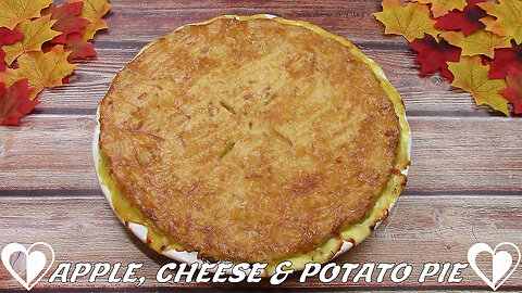 Apple, Cheese & Potato Pie | Delicious PIE Recipe TUTORIAL