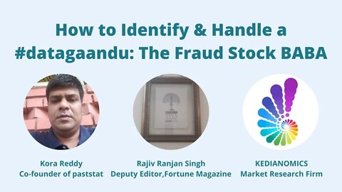 How to Identify & Handle a #datagaandu: The Fraud Stock BABA