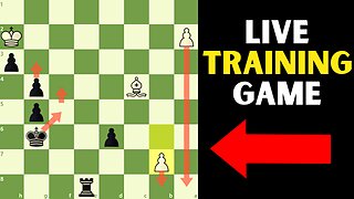 Live Training Game - How To Think About Chess