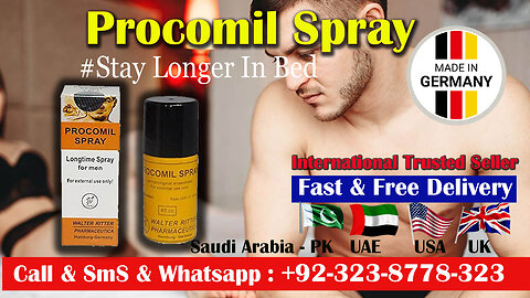 Procomil Delay Spray for Men | How to Use Delay Spray | Original Procomil Delay spray