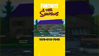 os simpsons no fortnite!!! #viral #shorts #fortnite