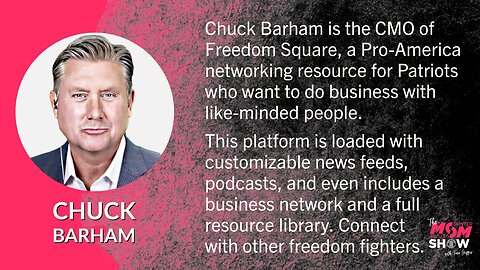 Ep. 427 - Pro-America Platform Loaded With News, Podcasts, Business Network, and More - Chuck Barham