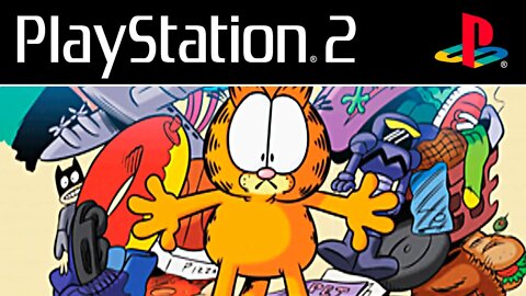 GARFIELD (PS2/PC) - Gameplay do início do jogo do Garfield de PlayStation 2! (PT-BR)