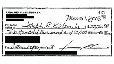 JOE BIDEN TOOK DIRECT CASH PAYMENTS FROM HUNTER CRIMINAL ENTERPRISE, BOMBSHELL EVIDENCE