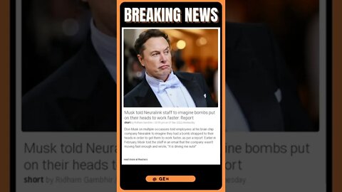 Current News | ELON MUSK's SHOCKING Motivation for Neuralink Staff - PUT A BOMB ON YOUR HEAD!