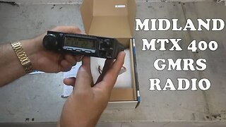 The Midland MTX400 GMRS Radio Part 1: Unboxing And Initial Impressions.