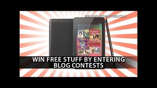 Get Free Stuff By Entering Blog Contests. Here's How To Win