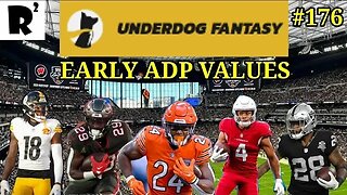 Early Underdog Best Ball ADP values! How to find the value early in draft season