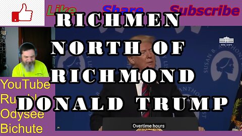 Pitt Raves To RICHMEN NORTH OF RICHMOND By Donald J Trump