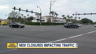 New closures due to Selmon Extension project impacting traffic