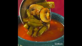 Nopales soup with Chile Guajillo