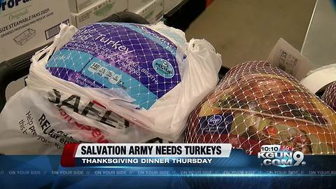 Salvation Army hopes to feed 2,000 this Thanksgiving, needs your help