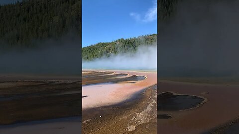 Grand Prismatic Spring | Yellowstone National Park #shorts #short