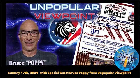 1/17/24 LIVE with Special Guest Bruce Poppy