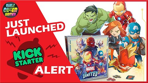 🚀️ Marvel United by CMON | Kickstarter Board Game Alert and Details