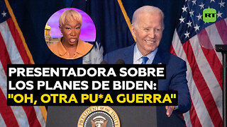 Una presentadora estadounidense se ríe de Biden en directo