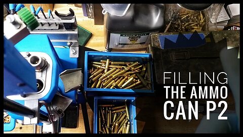 223 Load And Chat At The Dillon 550 - Filling The Ammo Can With 62gr FMJ - Part 2