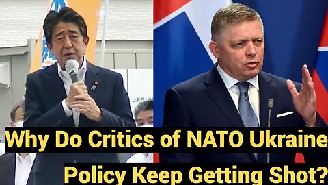 Why Do Critics of NATO Ukraine Policy Keep Getting Shot?