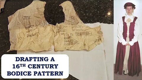 Creating a 16th Century Bodice Pattern | Using the Corset Pattern