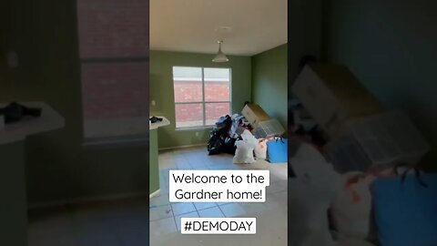 #DEMODAY on the Gardner home! Huge transformation incoming!