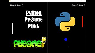 Pong - Full Tutorial | Python | Pygame Module | Programming Beginners