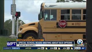 Martin County School Board to discuss bus issues at Tuesday meeting