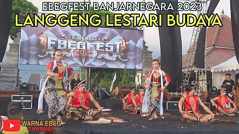 Tari Kreasi Ebeg LANGGENG LESTARI BUDAYA | EBEGFEST BANJARNEGARA 2023 | Alun-alun Banjarnegara