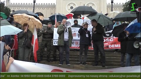 Rafał Mossakowski: Murem za Grzegorzem! StrefaGazy.PL Przed Marszem Wolnych Ludzi, Lublin 17.09.2021