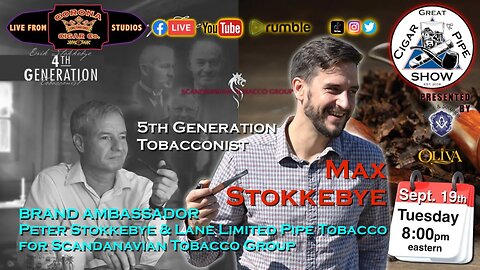 5th Generation Tobacconist Max Stokkebye joins the crew!