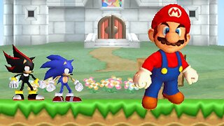 New Super Sonic Bros. Wii: Sonic Adventure - 2 Player Co-Op Walkthrough #199 (HD)