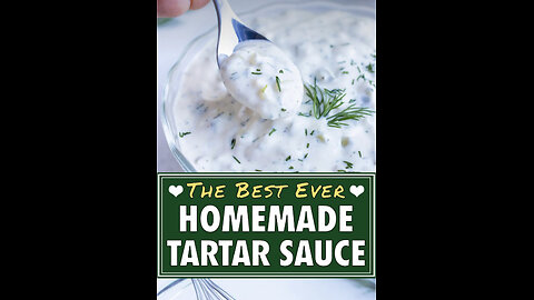 Easy homemade tartar sauce